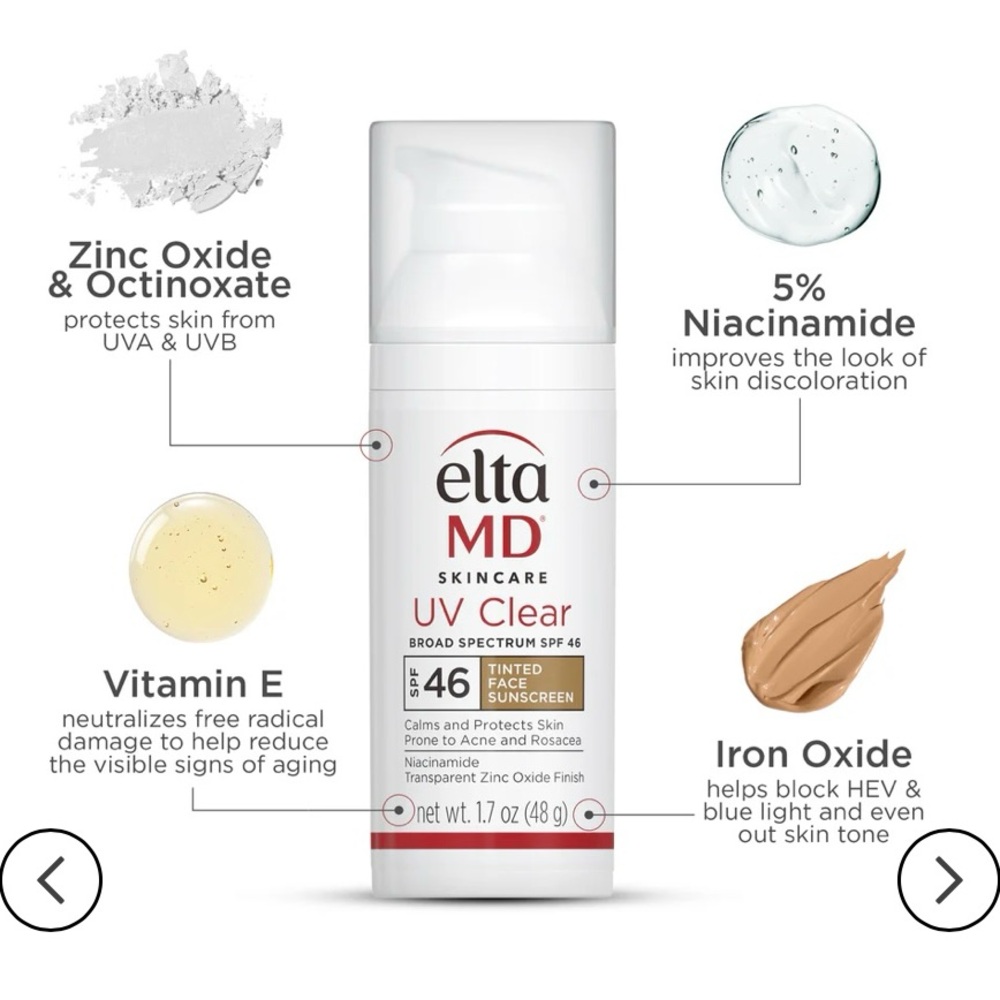 EltaMD UV Clear Tinted Sunscreen SPF 46 - Picture 2 of 5